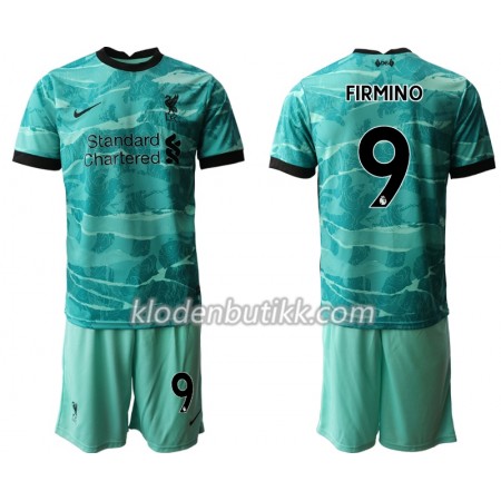 Liverpool Roberto Firmino 9 Barn Bortedraktsett 2020-2021 Kortermet (+ Korte bukser)